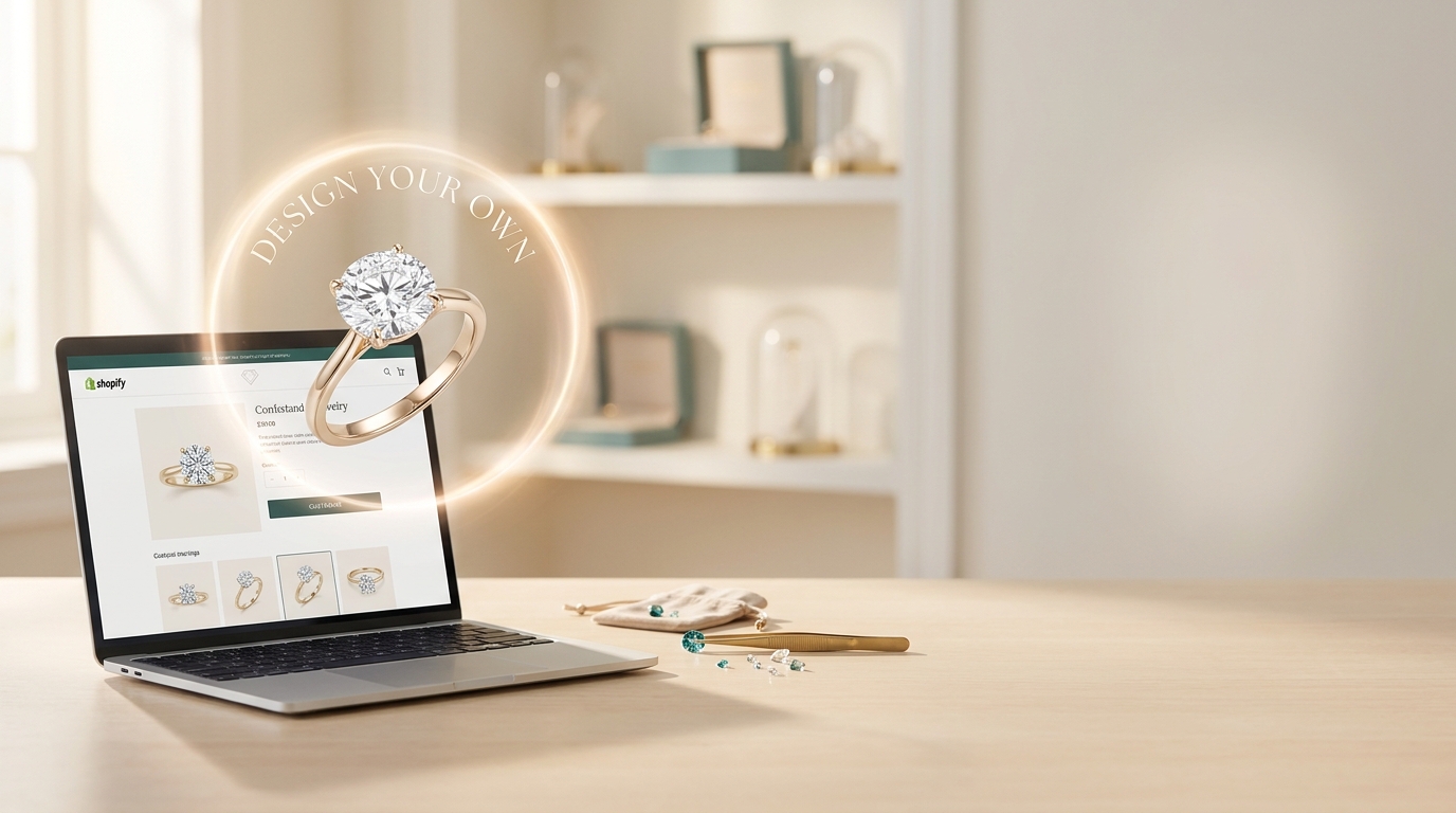 Shopify Jewelry Customization: How to Let Shoppers Design Their Own Piece on Your Store
