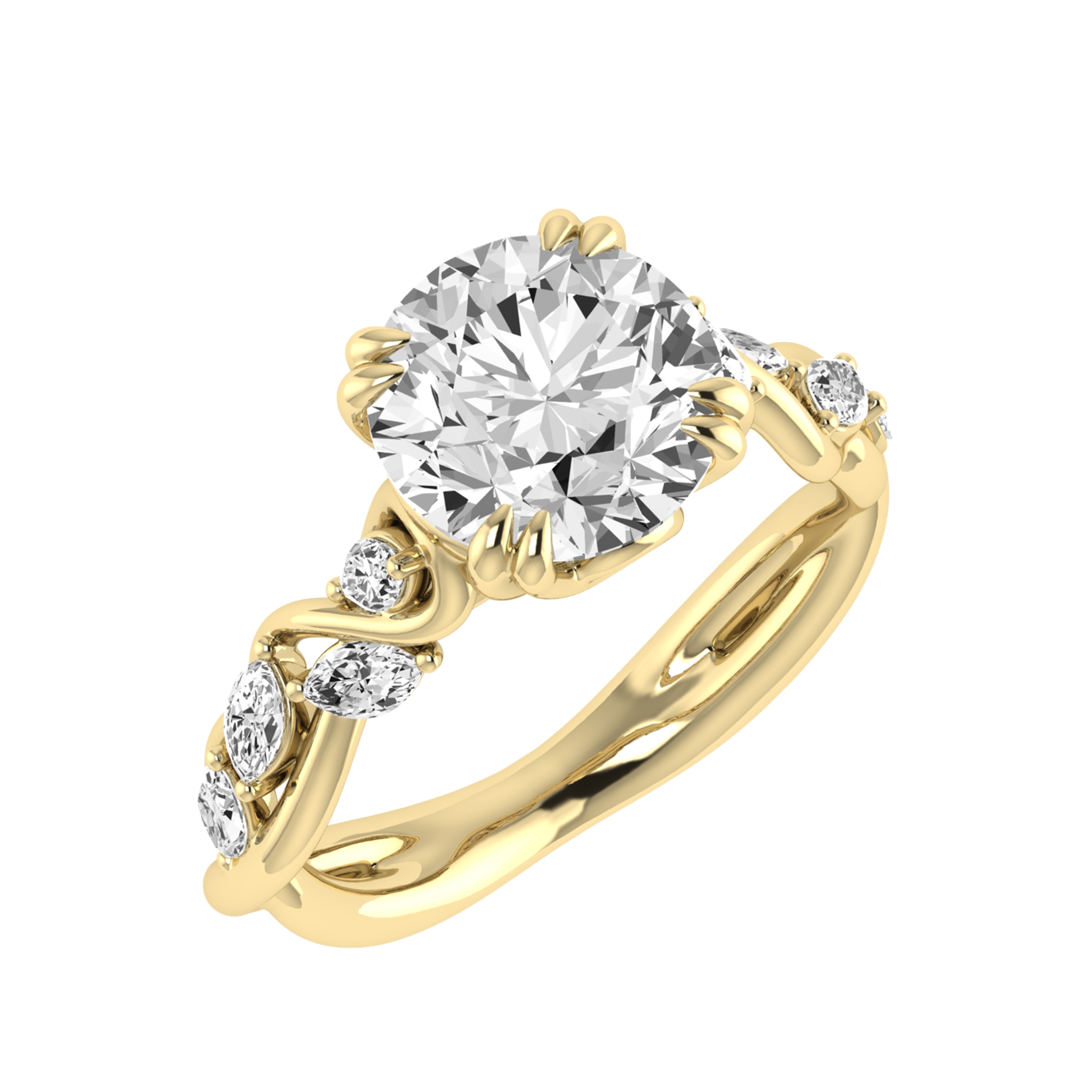 3-1/2 ctw Bridal Ring