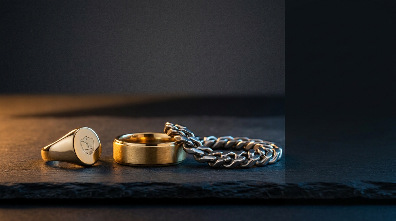 AI Men's Jewelry Design: How to Get Signet Rings, Bands, and Bold Pieces Right